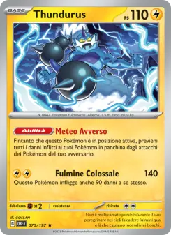 Thundurus, Ossidiana Infuocata No. 070 Holo