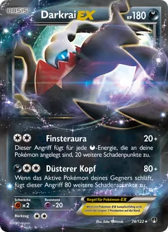 Darkrai EX, TURBOfieber Nº 74 Normal