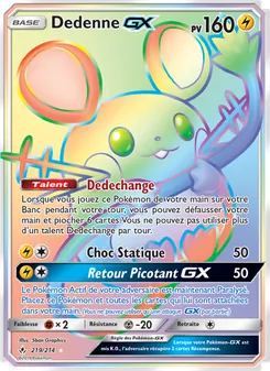 Dedenne GX, Alliance Infaillible Nº 219 Normal