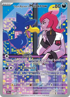 Team Rocket's Murkrow, Destined Rivals Nº 200 Holo