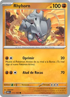 Rhyhorn, 151 No. 111 Normal