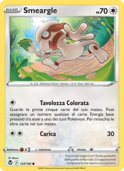 Smeargle, Tempesta Argentata Nº 137 Normal