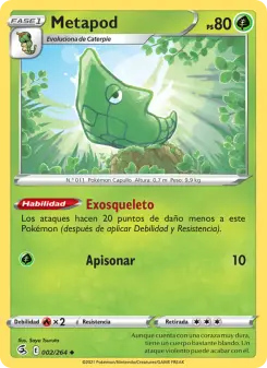 Metapod, Golpe Fusión No. 2 Normal