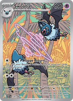 Swoobat, White Flare Nº 120 Holo