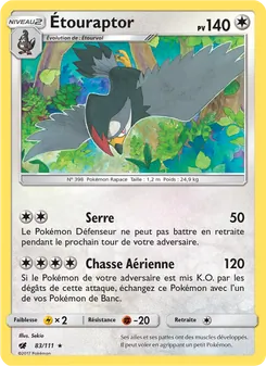 Étouraptor, Invasion Carmin No. 83 Normal