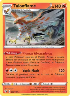 Talonflame, Oscuridad Incandescente No. 32 Normal
