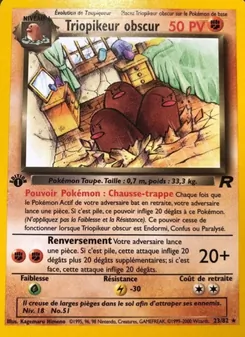 Triopikeur obscur, Team Rocket Nº 23 Normal