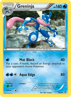 Greninja, Kalos Starter Set Nº 14 Normal
