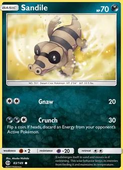 Sandile, Sun & Moon No. 83 Normal