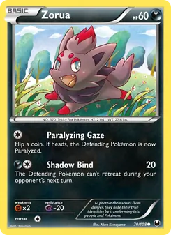 Zorua, Dark Explorers No. 70 Normal
