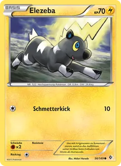 Elezeba, Überschrittene Schwellen No. 56 Normal