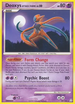 Deoxys Attack Forme, Legends Awakened Nº 24 Normal
