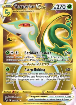 Serperior V-ASTRO, Tempestad Plateada No. 210 Holo