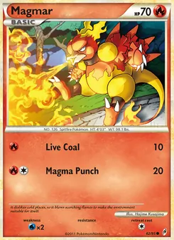Magmar, Call of Legends Nº 62 Normal