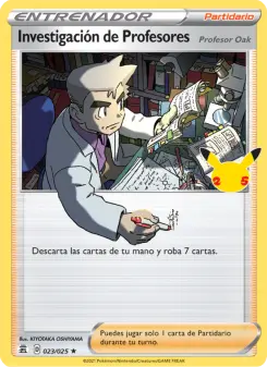 Investigación de Profesores (Profesor Oak), Celebraciones Nº 23 Holo