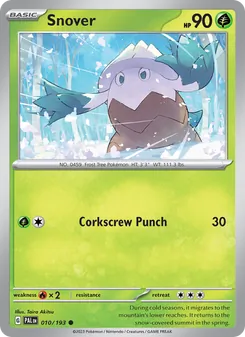 Snover, Paldea Evolved No. 010 Normal