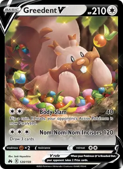 Greedent V, Crown Zenith No. 120 Holo
