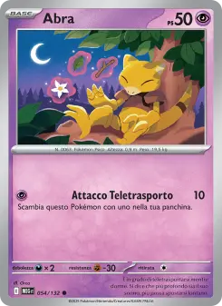 Abra, Megaevoluzione No. 054 Normal