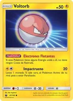 Voltorb, Tormenta Celestial No. 47 Normal