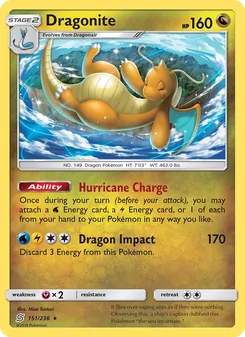 Dragonite, Unified Minds No. 151 Normal