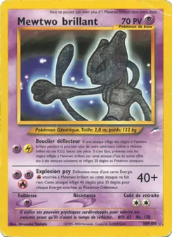 Mewtwo brillant, Neo Destiny No. 109 Holo