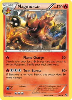 Magmortar, Furious Fists No. 11 Normal