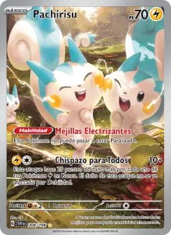Pachirisu, Escarlata y Púrpura No. 208 Holo