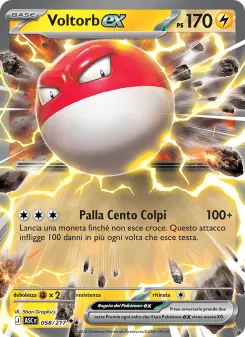 Voltorb-ex, Ascesa Eroica No. 058 Holo