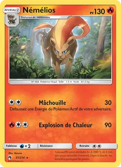 Némélios, Tonnerre Perdu No. 51 Normal