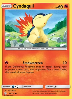 Cyndaquil, Lost Thunder Nº 39 Normal