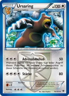 Ursaring, Plasma-Blaster Nº 76 Normal