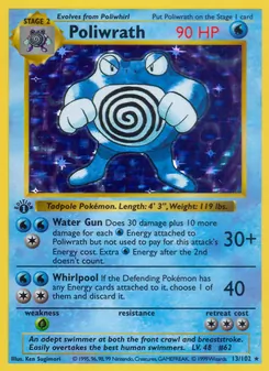 Poliwrath, Base Set No. 13