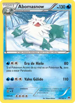 Abomasnow, Turbo Impulso No. 40 Normal