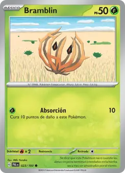 Bramblin, Evoluciones en Paldea No. 023 Normal