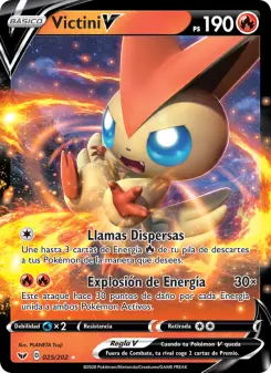 Victini V, Espada y Escudo No. 25 Holo