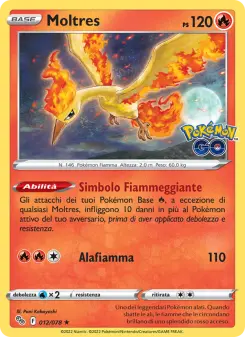 Moltres, Pokémon GO Nº 012 Holo