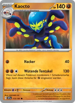 Kaocto, Stürmische Funken Nº 113 Normal