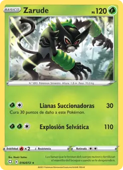 Zarude, Destinos Brillantes No. 16 Normal
