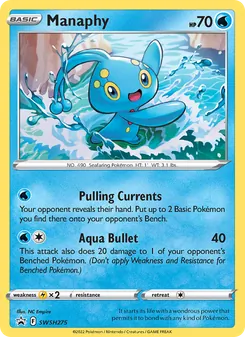 Manaphy, SWSH Black Star Promos Nº SWSH275 Normal