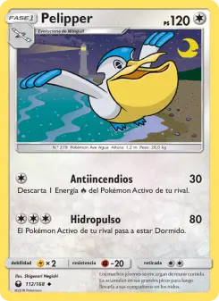 Pelipper, Tormenta Celestial No. 112 Normal