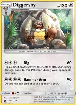Diggersby, Crimson Invasion No. 88 Normal