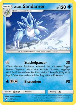 Alola-Sandamer, Ultra-Prisma Nº 29 Normal