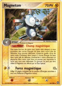 Magneton, EX Gardiens du Pouvoir No. 16 Normal