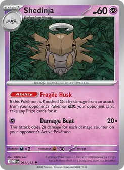 Shedinja, Mega Evolution Nº 061 Normal