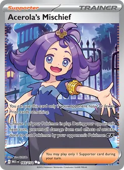 Acerola's Mischief, Mega Evolution Nº 165 Holo