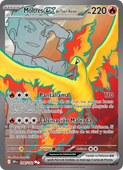 Moltres ex del Team Rocket, Rivales Predestinados Nº 208 Holo