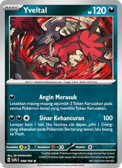 Yveltal, Bimbingan Rasi No. 098 Normal