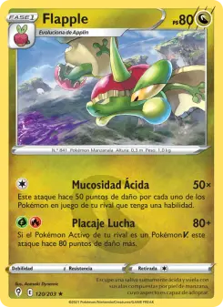 Flapple, Cielos Evolutivos No. 120 Normal