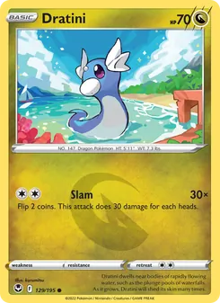 Dratini, Silver Tempest No. 129 Normal
