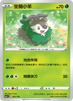 坐騎小羊, 搭檔 No. 001